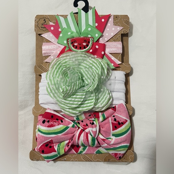 NWT Baby Essentials Pack of 3 Bows - Picture 1 of 3
